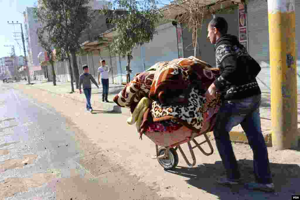 Jazeera City in Kurdsih Region in South east of Turkey under Turkish security forces attack 