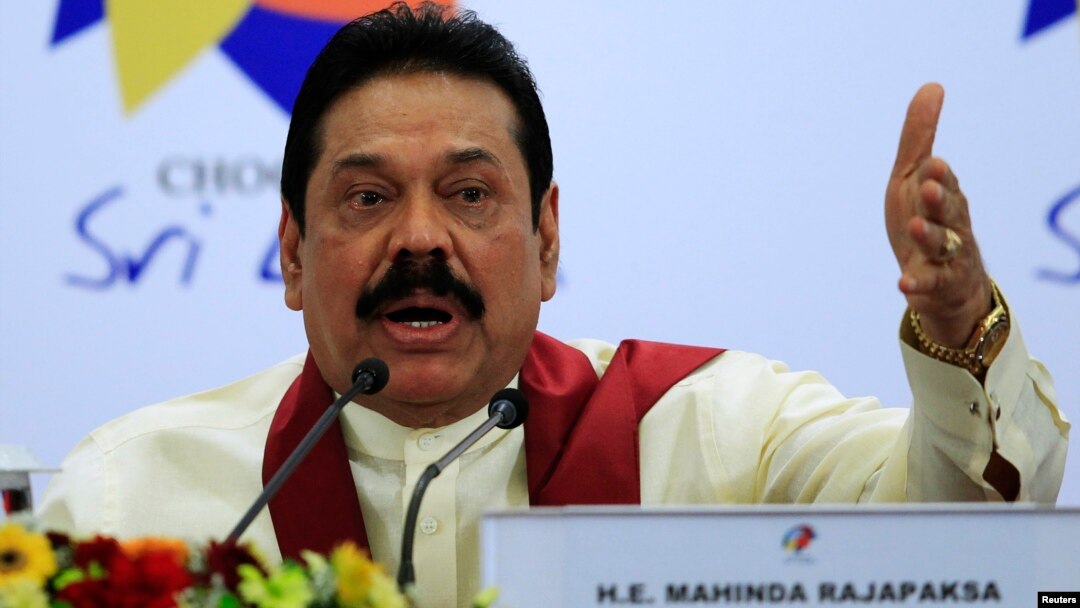 Militer Sri Lanka dituduh memihak Presiden Mahinda Rajapaksa dalam pemilu sebelumnya (foto: dok).