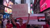 Aksi #BraveIndonesia di New York untuk Korban Bom Surabaya