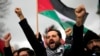 FILE—People protest in support of Palestinians in Gaza during a protest rally in Istanbul, Turkey, Feburary 17, 2024, amid the ongoing war between Israel and Hamas.