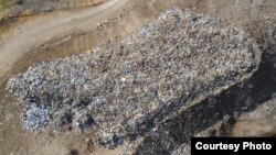 A pile of trash is seen in Bar Elias, Lebanon, May 17, 2017. (Photo courtesy of Human Rights Watch)