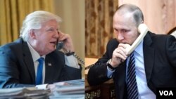 Дональд Трамп и Владимир Путин