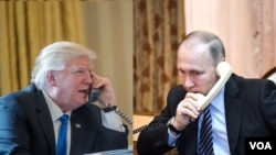 Trump e Putin falam pela terceira vez ao telefone