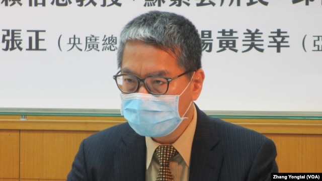 台灣智庫諮詢委員賴怡忠(美國之音張永泰拍攝)