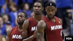 Los tres grandes de Miami, Dwyane Wade, Chris Bosh y LeBron James, deberán aparecer juntos si quieren vencer a Dalllas.