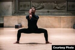 Rady Nget is doing rehearsal before his performance at Judson Memorial Church in New York. (Photo: Whitney Browne)