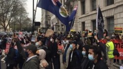 protest in London