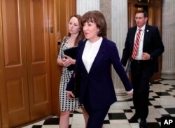 Senadora republicana por Maine, Susan Collins, emitió el voto decisivo para la confirmación de Brett Kavanaugh a la Corte Suprema de EE.UU.