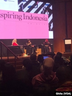 Menkeu Sri Mulyani dalam acara Laporan Bank Dunia: Aspiring Indonesia: Expanding the Middle Class, di Jakarta, Kamis (30/1) ( Ghita)