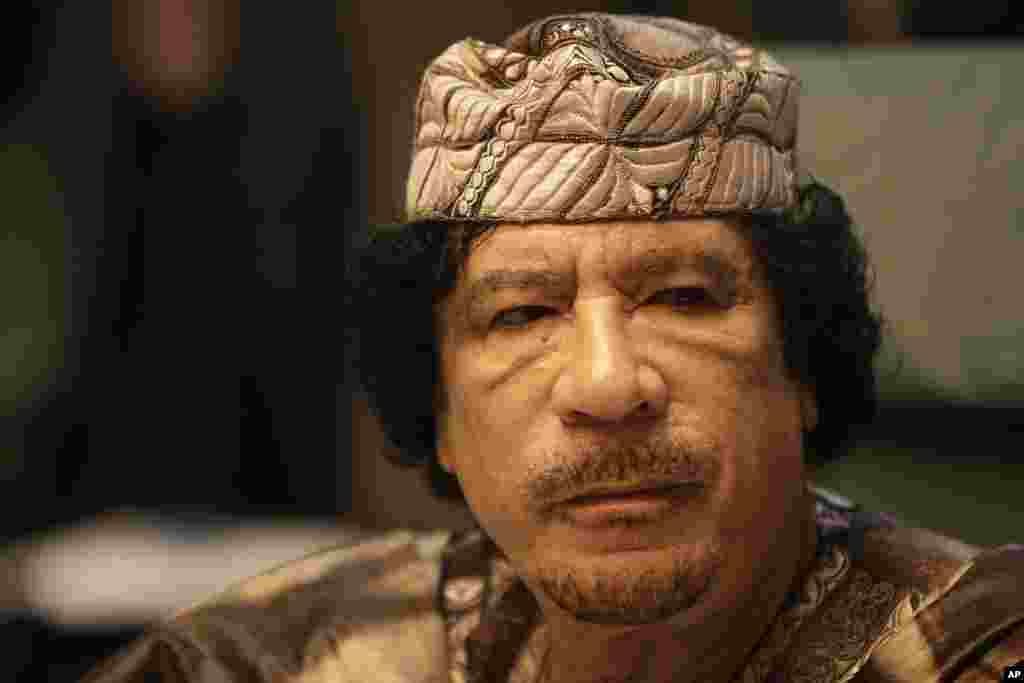 عکس هایی از معمر القذافی