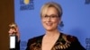 Actriz Meryl Streep "ataca" Donald Trump nos Globos de Ouro