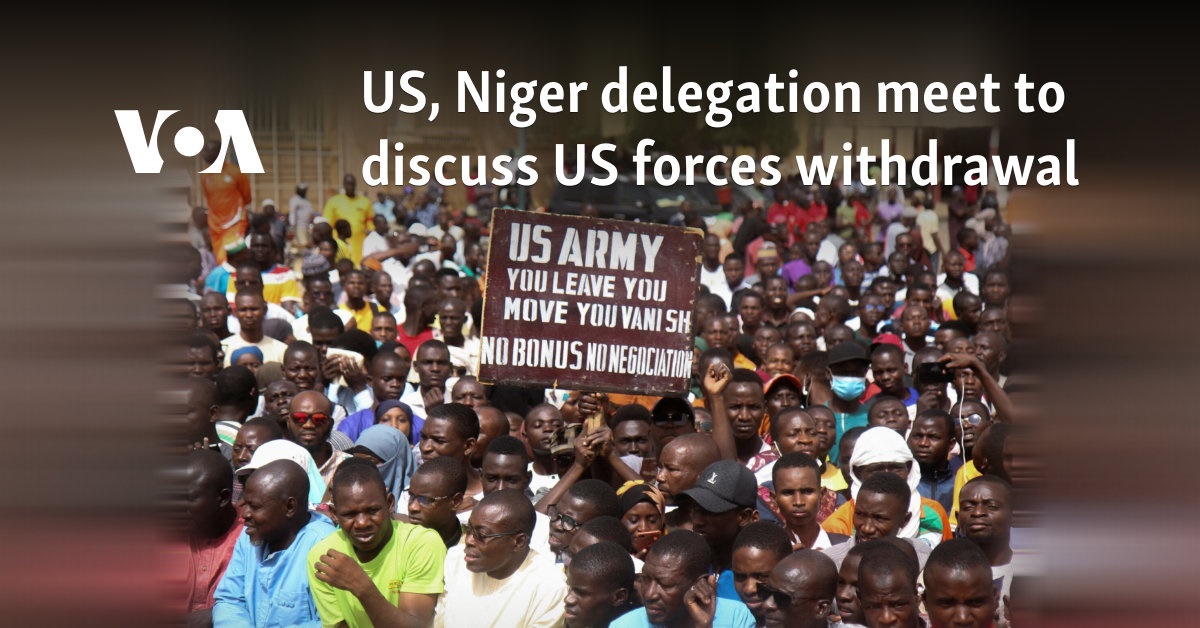 US, Niger delegation meet to discuss US forces withdrawal