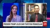 VOA Live Report untuk CNN Indonesia: Presiden Trump Lolos dari Tuntutan Pemakzulan