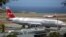A plane from Russian company Nordwind is seen at Simon Bolivar Airport in Caracas, Venezuela, Jan. 29, 2019. 