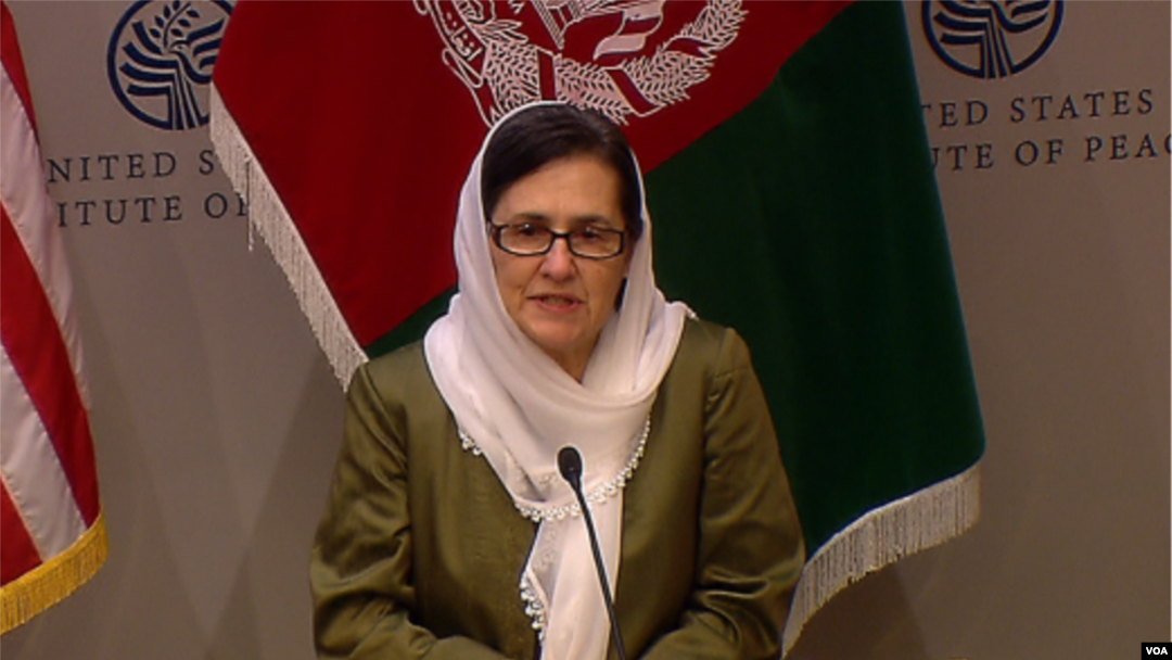 بانوی اول افغانستان در انستیتوت صلح واشنگتن دی سی
