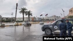 ፎቶ ፋይል፦ የሊቢያ ፖሊስ በትሪፖሊ