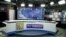 An empty studio of a Kenyan TV channel is seen following its coverage of opposition leader Raila Odinga's mock presidential inauguration this week, at the Nation Group media building in Nairobi, Kenya, Feb. 1, 2018.