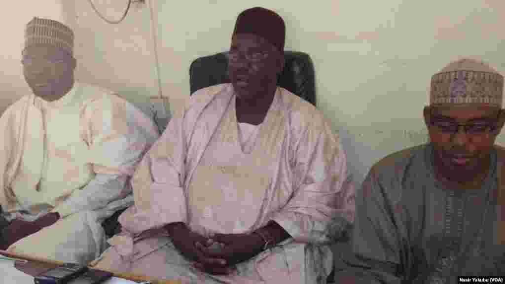 L - R Dr. Attahiru Isa medical director specialist hospital Sokoto, Dr. Buhari Bello Kware permanent secretary Sokoto State Ministry of Health, and Dr. Halliru Attahiru medical director Orthopedic Hospital Wamakko, Sokoto attendees.