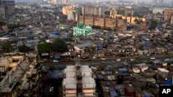 View of Dharavi slum in Mumbai, India, March 16, 2023.