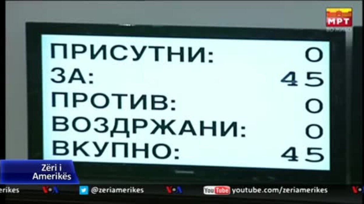 Shkup, reagime pas votimit të propozimit për ndryshimet kushtetuese