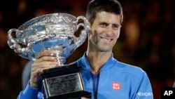 Novak Djokovic, Melbourne, Australie, 1er février 2015 