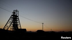 FILE — A pit head is seen at the Tumela Mine , an Anglo-American Platinum open pit mine located in the north-western part of South Africa in Thabazimbi, Limpopo on June 9, 2016.