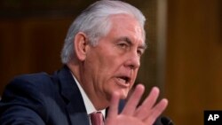 Había preocupación por los informes que apuntan a que ExxonMobil presionó al Gobierno estadounidense para que levantara las sanciones impuestas a Rusia después de su anexión de la península ucraniana Crimea en 2014.