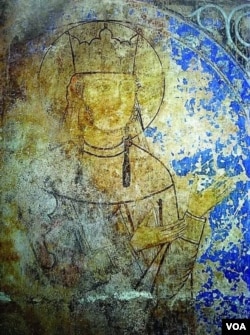 თამარ მეფის ფრესკა, ყინწვისის მონასტერში