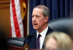 FILE - Mac Thornberry of Texas, the ranking Republican on the House Armed Services Committee, speaks during a hearing on Capitol Hill on April 12, 2018.