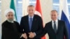 Iranian, Russian and Turkish Presidents Focus on Unity in Efforts to End Syrian War 