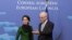 Daw San Suu Kyi and EU Council President Mr. Merman van Rompuy