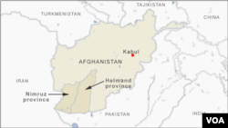 Kabul, Helmand and Nimruz provinces, Afghanistan