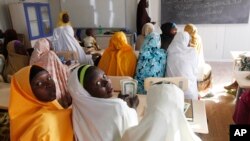 Some IDPS children attending the school 