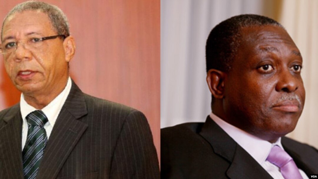 General Manuel Vieira Dias - Kopelipa (esquerda), Vice-presidente de Angola, Manuel Vicente