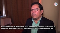 Miguel Mora habla de la represión y la falta de libertad de prensa en Nicaragua en entrevista con la Voz de A