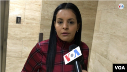 Zandra Castillo, diputada venezolana, conversó con la Voz de América el miércoles 11 de marzo de 2020. (Foto: Carolina Alcalde).