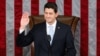 Newly elected House Speaker Paul Ryan of Wisconsin takes the oath of office in the House Chamber on Capitol Hill in Washington, Oct. 29, 2015. 