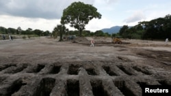 Recently dug graves are seen at an area for victims of the coronavirus disease (COVID-19), at La Bermeja cemetery, as the coronavirus disease outbreak continues in San Salvador, El Salvador July 21, 2020.