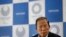 FILE - Toshiro Muto, CEO of the 2020 Tokyo Olympics organizing committee, listens to questions from the media during a news conference in Tokyo, June 11, 2019.