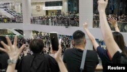 Protestos a favor da democracia em Hong Kong