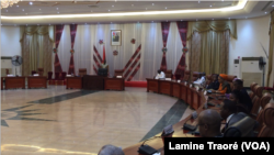 Le palais de Kosyam, siège de la présidence du Burkina Faso. (VOA/Lamine Traoré)