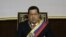Venezuela's President Hugo Chavez attends a special session at the National Assembly commemorating the country's Independence Day, in Caracas, Venezuela, July 5, 2012. 