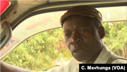 Stanford Chigwedere, a public transport driver in Harare says he is against the idea of new traffic fines because casualties on Zimbabwe’s roads are not caused by bad driving alone. (Columbus Mavhunga/VOA)