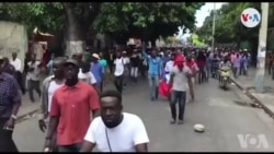 Ayiti: Manifestan Petro Challengers yo Ap Reklame Demisyon Prezidan Jovenel Moïse
