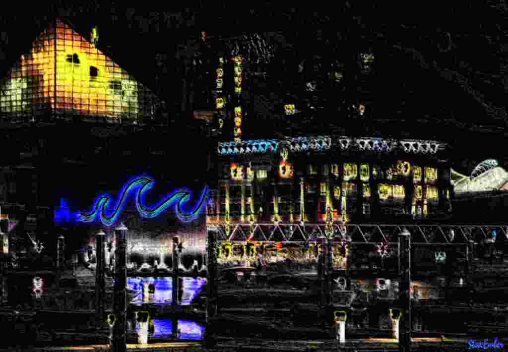 Inner Harbor Impression No.1. This image and all photos in this presentation ©Steve Ember.