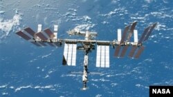 The International Space Station. 