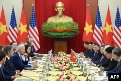 Tổng thống Mỹ Joe Biden và Tổng Bí thư Đảng Cộng sản Việt Nam Nguyễn Phú Trọng nâng cấp quan hệ hai nước thành Đối tác Chiến lược Toàn diện hồi tháng 9/2023.