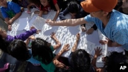 Anak-anak Honduras yang masuk ke AS secara ilegal mendapat pendidikan di Brownsville,Texas (foto: dok).
