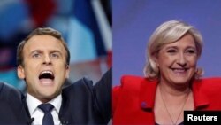 Emmanuel Macron et Marine Le Pen.