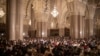 FILE - Worshippers gather to perform night prayers on the eve of Laylat-al-Qadr or Night of Power marking the 27th and holiest night of Islamic fasting month of Ramadan in Hassan II mosque in Casablanca, Morocco, April 28, 2022. 